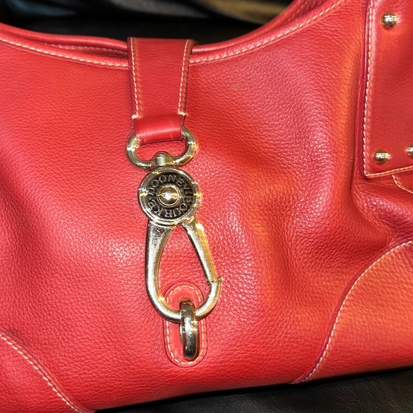 🔥🔥🔥Dooney & Bourke Red Leather Shoulder Bag - Picture 5 of 16